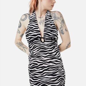 Dangerfield Zebra Debbie Dress sz 12